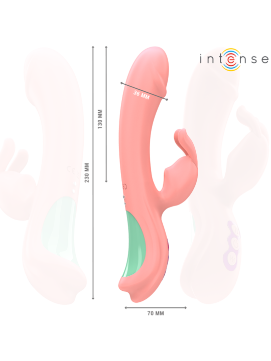 INTENSE RACHEL VIBRADOR RABBIT 5 VIBRACIONES ROSA