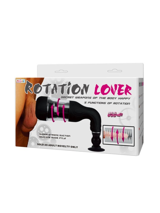 BAILE ROTATION LOVER MASTURBADOR AUTOMATICO SOPORTE