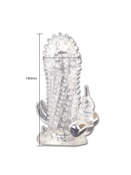 BAILE BRAVE MAN EXTENSION PENE VIBRADOR RABBIT