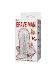 BAILE BRAVE MAN EXTENSION PENE VIBRADOR RABBIT