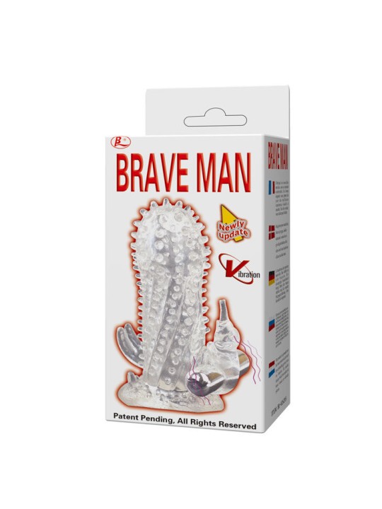 BAILE BRAVE MAN EXTENSION PENE VIBRADOR RABBIT
