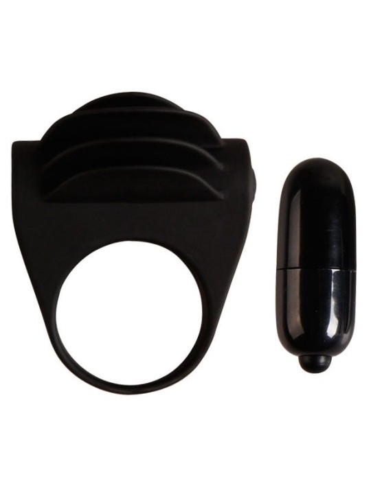 PRETTY LOVE CHESTER ANILLO VIBRADOR NEGRO