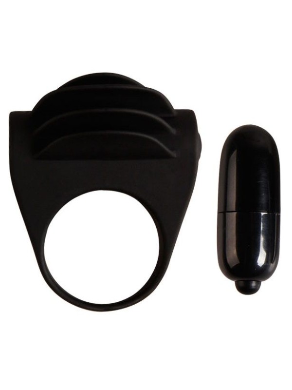 PRETTY LOVE CHESTER ANILLO VIBRADOR NEGRO