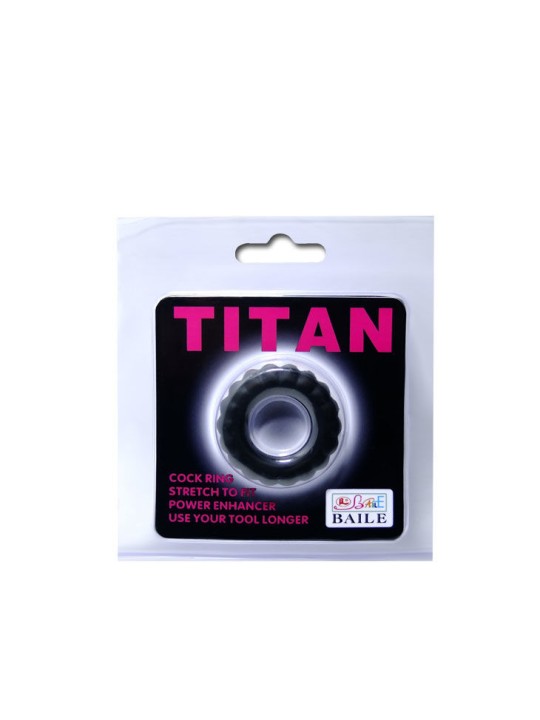 BAILE TITAN COCKRING BLACK 2 CM