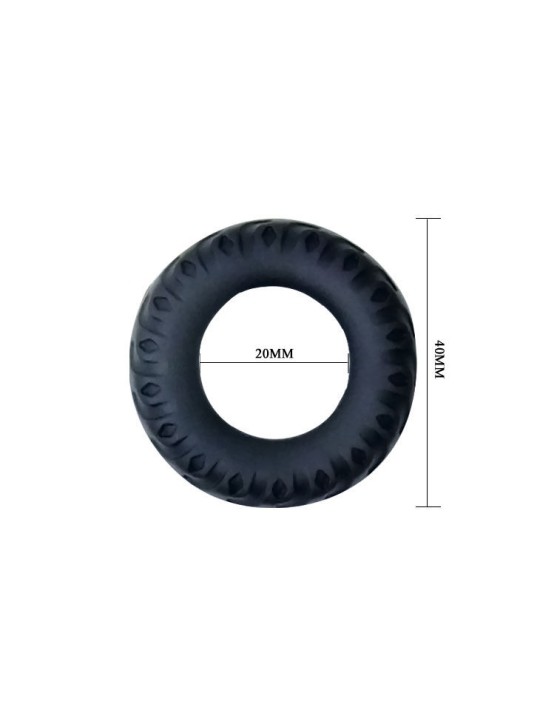 BAILE TITAN COCKRING BLACK GREEN 2 CM