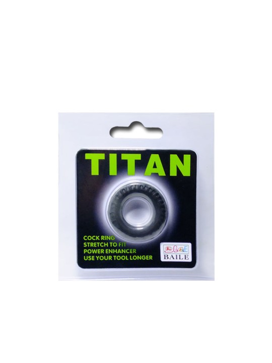 BAILE TITAN COCKRING BLACK GREEN 2 CM