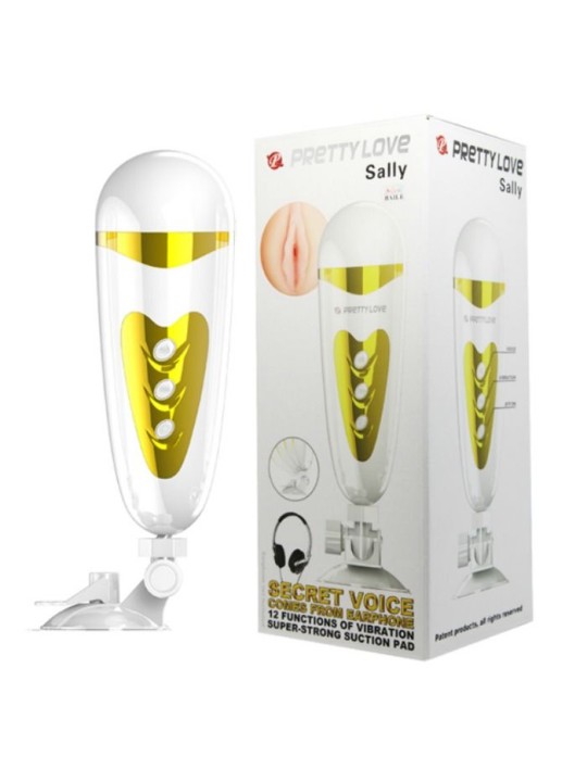 PRETTY LOVE MASTURBADOR MASCULINO CON VIBRACION Y SONIDO SALLY