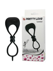 PRETTY LOVE ANILLO DOBLE PARA PENE Y TESTICULOS