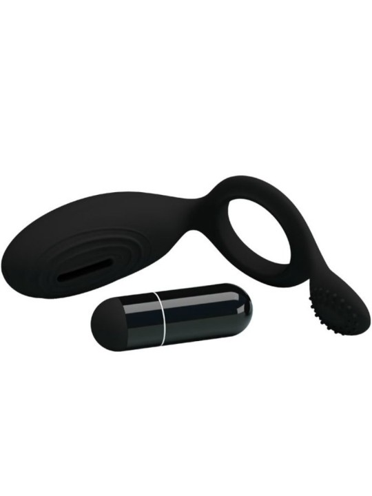 PRETTY LOVE ETHEL ANILLO VIBRADOR CON ESTIMULADOR