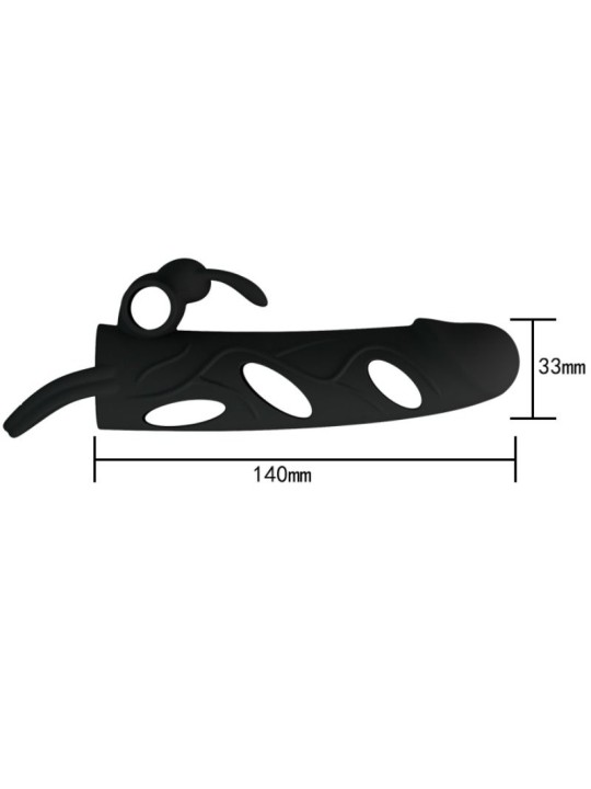 PRETTY LOVE FUNDA SILICONA CON VIBRACION 14 CM 10