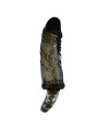BAILE FUNDA EXTENSORA PENE CON STRAP PARA TESTICULOS NEGRO 135 CM