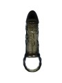 BAILE FUNDA EXTENSORA PENE CON STRAP PARA TESTICULOS NEGRO 135 CM