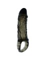 BAILE FUNDA EXTENSORA PENE CON STRAP PARA TESTICULOS NEGRO 135 CM