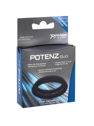 JOYDIVISION POTENZDUO ANILLOS PARA PENE NEGRO M