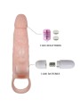 BAILE BRAVE MAN FUNDA PENE CON RABBIT VIBRADOR 165 CM NATURAL