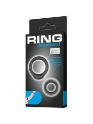 BAILE KIT 2 ANILLOS SILICONA RING MANHOOD