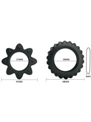 BAILE KIT 2 ANILLOS SILICONA RING FLOWERING