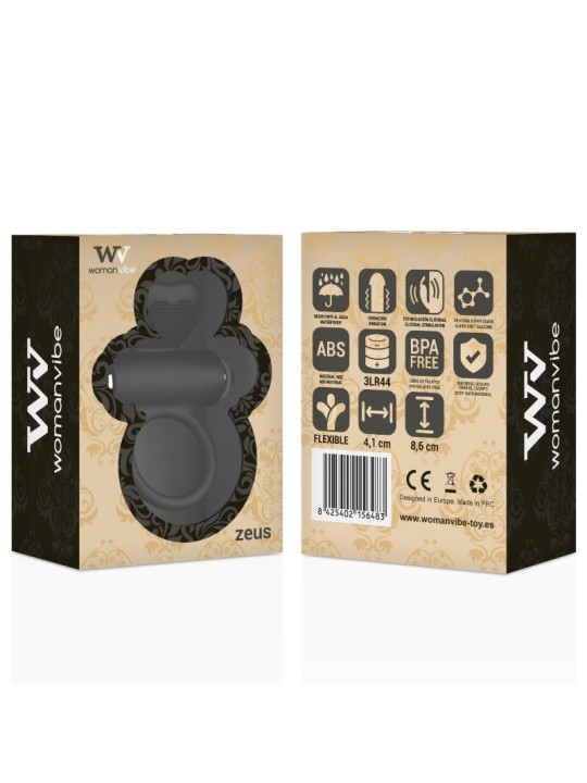 WOMANVIBE ZEUS ANILLO VIBRADOR SILICONA