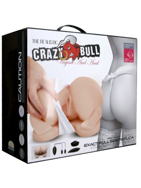CRAZY BULL TRASERO REALISTICO POSICION PERRITO DOBLE CANAL