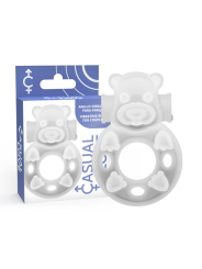 CASUAL LOVE 26 ANILLO VIBRADOR CONEJITO TRANSPARENTE