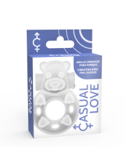 CASUAL LOVE 26 ANILLO VIBRADOR CONEJITO TRANSPARENTE