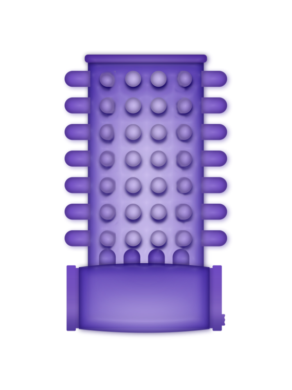 CASUAL LOVE RING FUNDA PENE VIBRADOR LILA