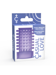 CASUAL LOVE RING FUNDA PENE VIBRADOR LILA
