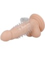 CASUAL LOVE RING FUNDA PENE VIBRADOR TRANSPARENTE