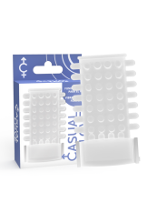 CASUAL LOVE RING FUNDA PENE VIBRADOR TRANSPARENTE