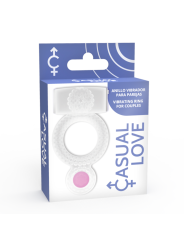 CASUAL LOVE RING DOUBLE PLEASURE ANILLO TRANSPARENTE