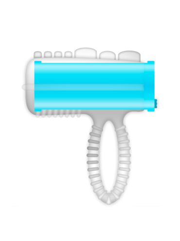 CASUAL LOVE RING TONGUE VIBRATING AZUL