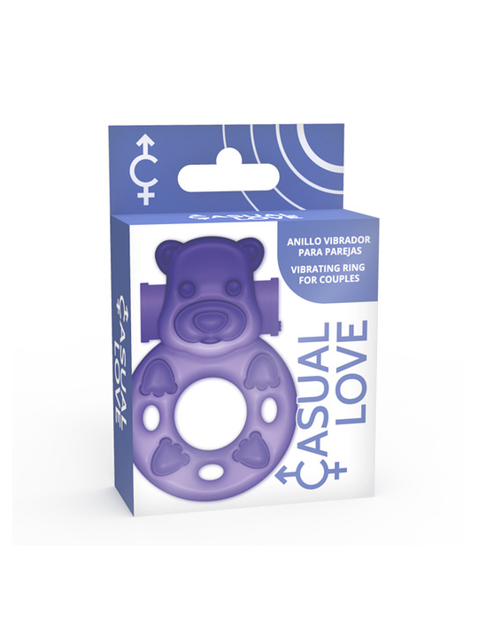 CASUAL LOVE 26 ANILLO VIBRADOR CONEJITO LILA