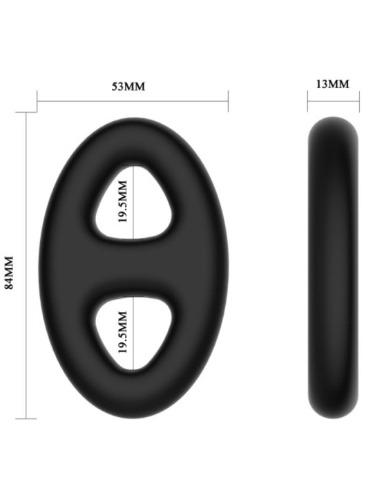 CRAZY BULL ANILLO SILICONA DOBLE SUPER SUAVE