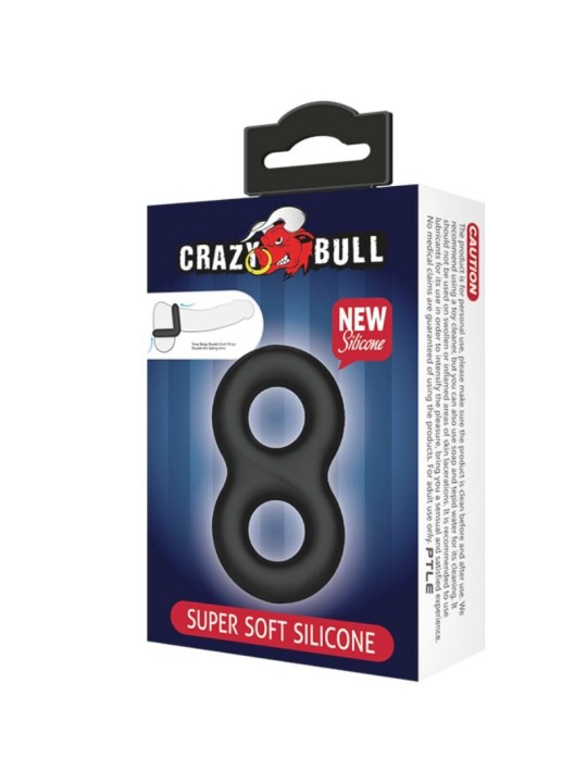 CRAZY BULL ANILLO DOBLE SILICONA MEDICA