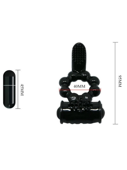 BAILE SWEET RING ANILLO CON DOBLE ESTIMULADOR