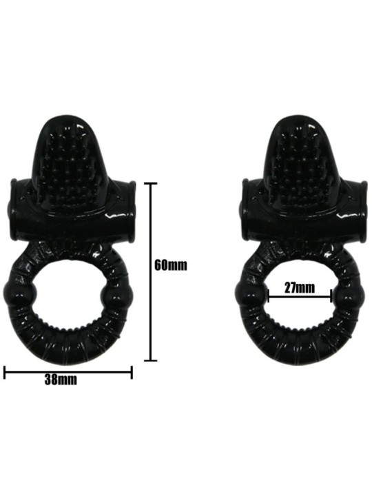 BAILE SWEET RING ANILLO VIBRADOR CON RABBIT TEXTURADO