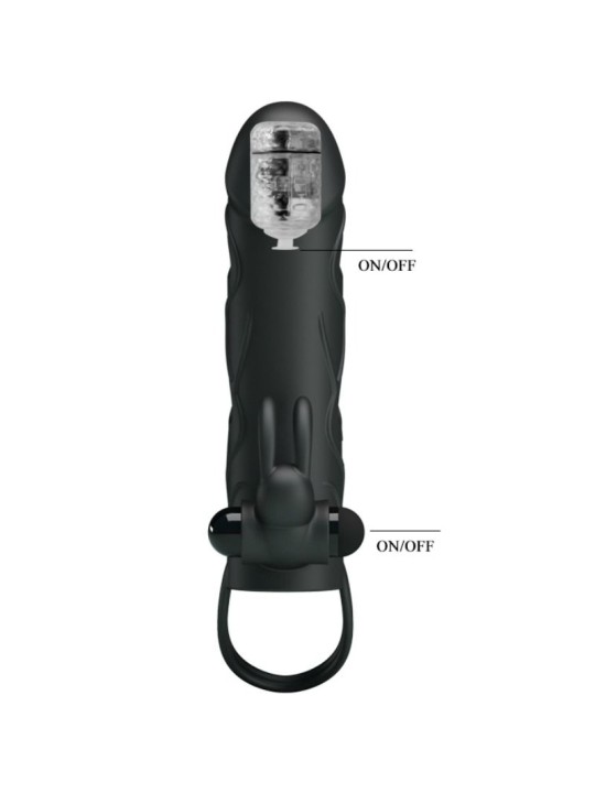 PRETTY LOVE FUNDA SILICONA CON VIBRACION 14 CM 20