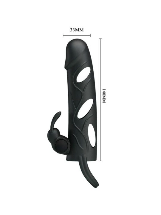 PRETTY LOVE FUNDA SILICONA CON VIBRACION 14 CM 20