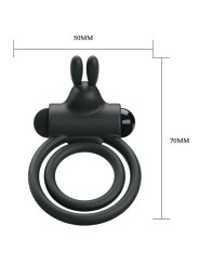 PRETTY LOVE OSMOND ANILLO VIBRADOR DE SILICONA