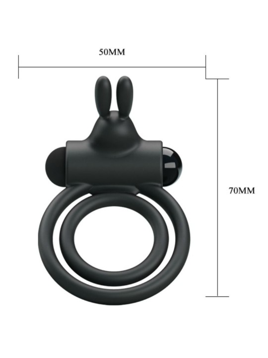 PRETTY LOVE OSMOND ANILLO VIBRADOR DE SILICONA