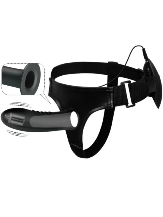 PRETTY LOVE MYRON STRAP ON CON VIBRACION Y DILDO HUECO