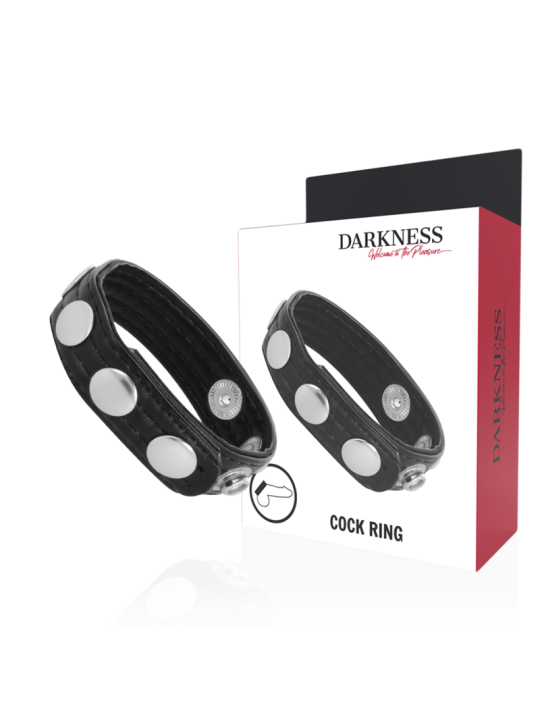 DARKNESS LEATHER ANILLO ERECCION