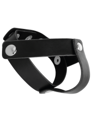 DARKNESS ANILLO DE PIEL PARA PENE Y TESTICULOS