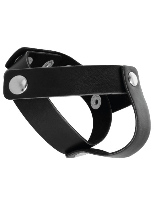 DARKNESS ANILLO DE PIEL PARA PENE Y TESTICULOS