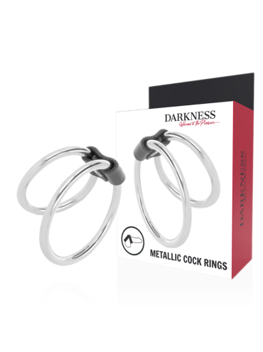 DARKNESS ANILLA METAL DOBLE PARA EL PENE