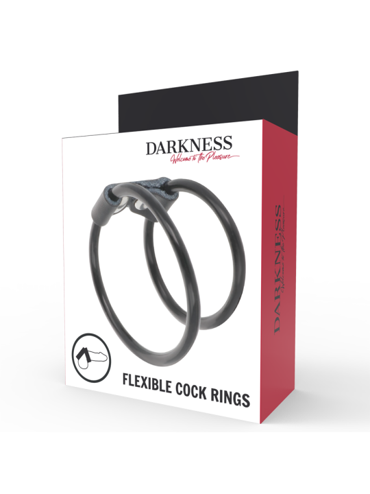 DARKNESS ANILLA FLEXIBLE DOBLE PARA EL PENE