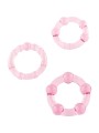 SEVEN CREATIONS JUEGO TRES ANILLOS PENE ROSA
