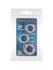 SEVEN CREATIONS JUEGO TRES ANILLOS PENE SKIN