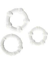SEVEN CREATIONS JUEGO TRES ANILLOS PENE TRANSPARENTE