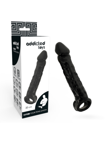 ADDICTED TOYS EXTENSOR PARA EL PENE NEGRO